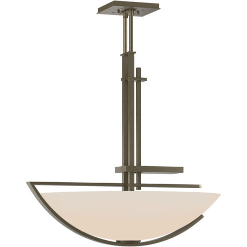 Ondrian 3 Light 26 inch Soft Gold Pendant Ceiling Light in Opal