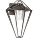 Stellar 1 Light 18.5 inch Coastal Bronze Outdoor Sconce, Small