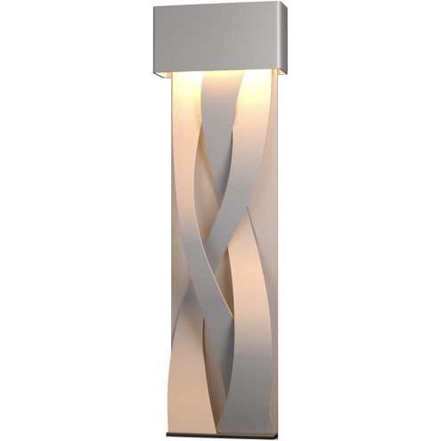 Tress LED 31.8 inch Coastal Burnished Steel Outdoor Sconce, Large