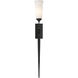 Sweeping Taper 1 Light 4.8 inch Black ADA Sconce Wall Light in Incandescent