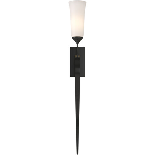 Sweeping Taper 1 Light 4.8 inch Black ADA Sconce Wall Light in Incandescent