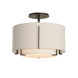 Exos 1 Light 16.1 inch Oil Rubbed Bronze Semi-Flush Ceiling Light, Small - Open Box