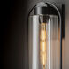 Alcove 1 Light 23.2 inch Coastal Black Outdoor Sconce in Clear, Large