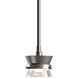 Apparatus 1 Light 4.1 inch Dark Smoke Mini Pendant Ceiling Light