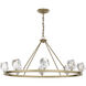 Gatsby 8 Light 45.3 inch Soft Gold Chandelier Ceiling Light