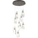 Luma 9 Light 20.5 inch Ink Pendant Ceiling Light, Large