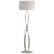 Almost Infinity 59.5 inch 150 watt Vintage Platinum Floor Lamp Portable Light in Flax