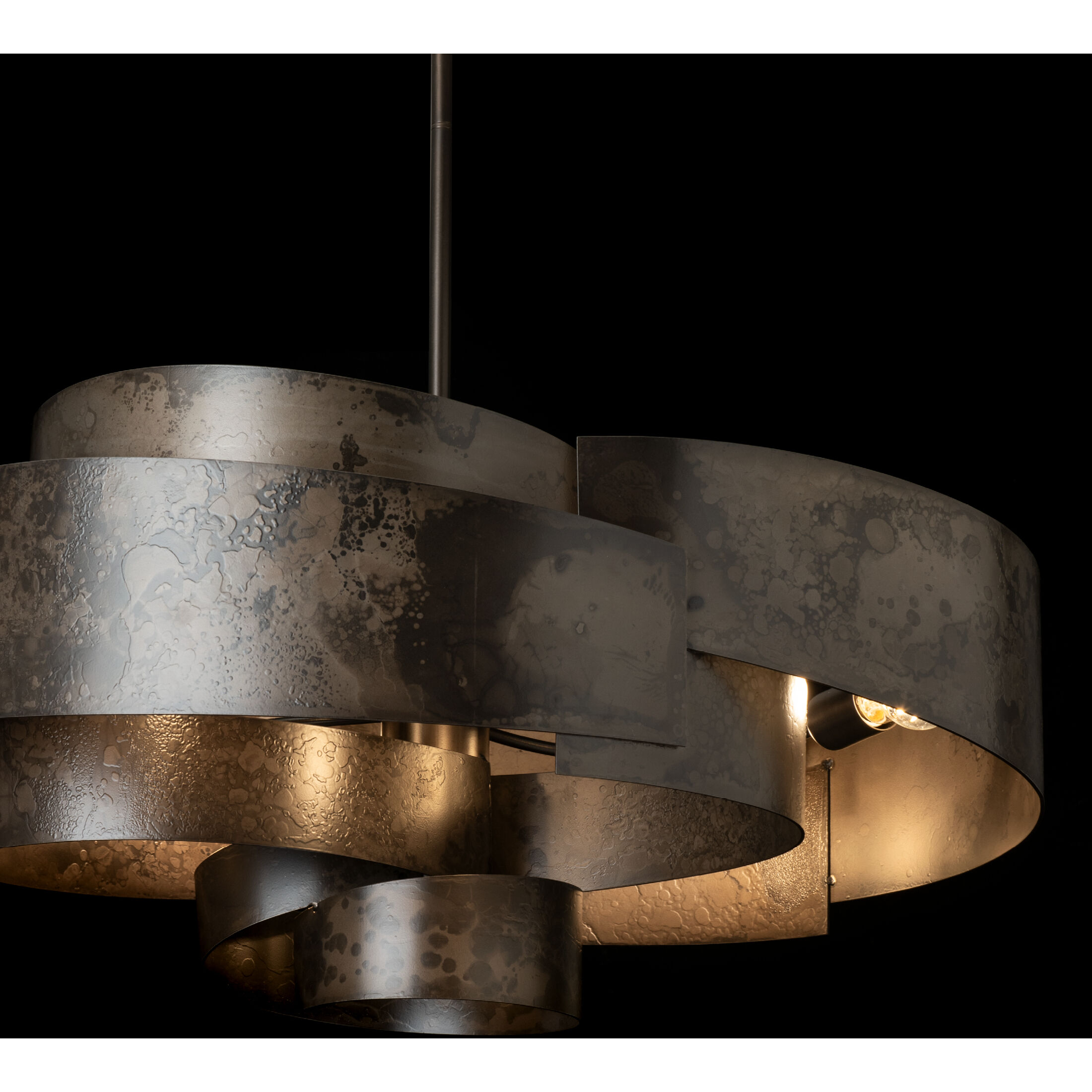 Zen 6 Light 34.1 inch Dark Smoke Pendant Ceiling Light