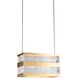 Art + Alchemy Stacks LED 2 inch Modern Brass Pendant Ceiling Light