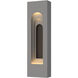 Art + Alchemy Procession Arch 2 Light 27.5 inch Coastal Burnished Steel with Coastal Dark Smoke Outdoor Wall Light in Coastal Burnished Steel/Coastal Dark Smoke