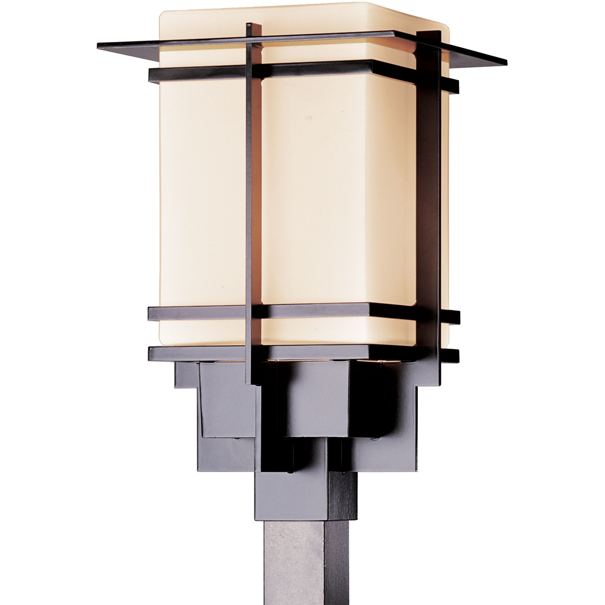 Tourou 1 Light 19.1 inch Coastal Black Outdoor Post Light, Large