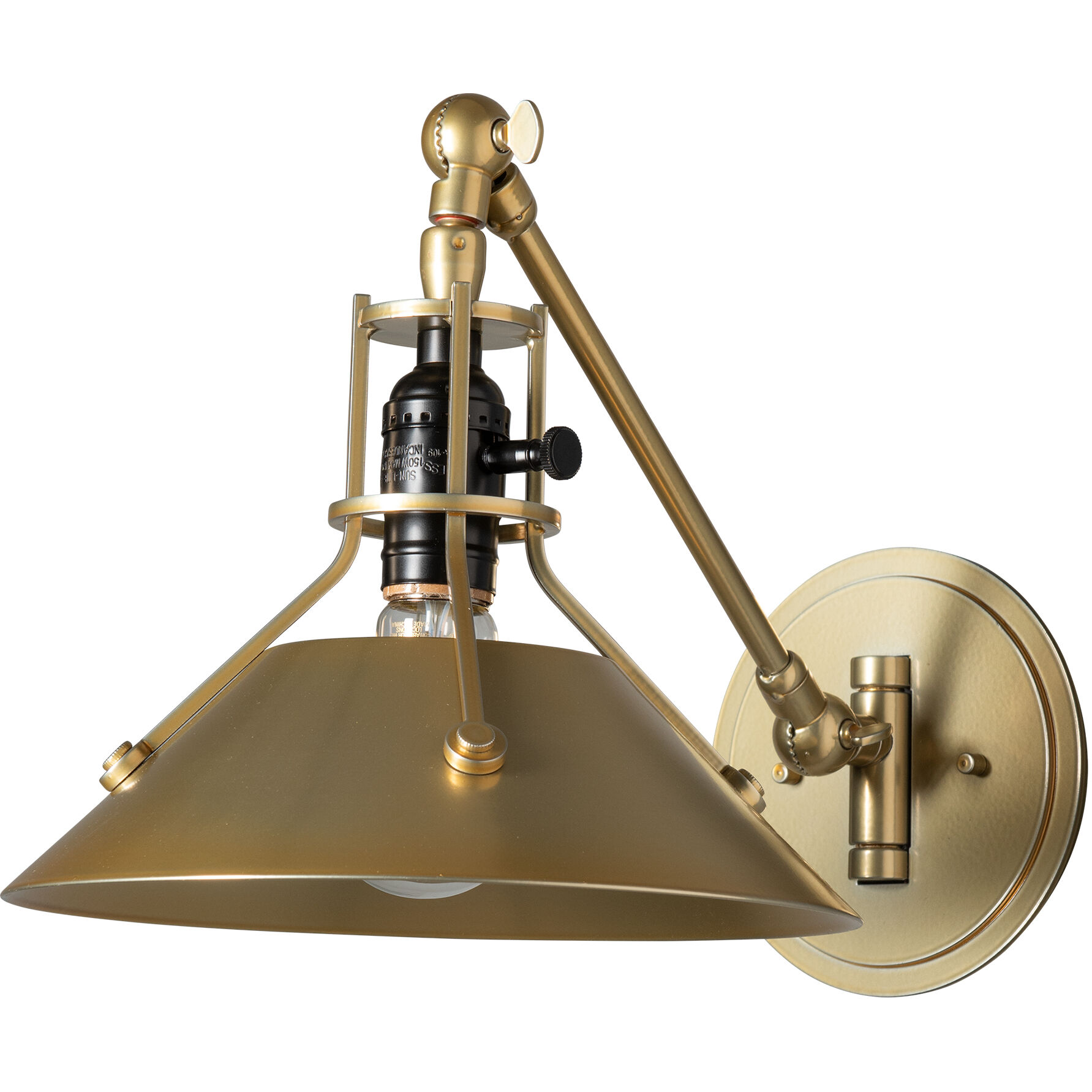 Henry 21 inch 60.00 watt Modern Brass Swing Arm Wall Sconce Wall Light