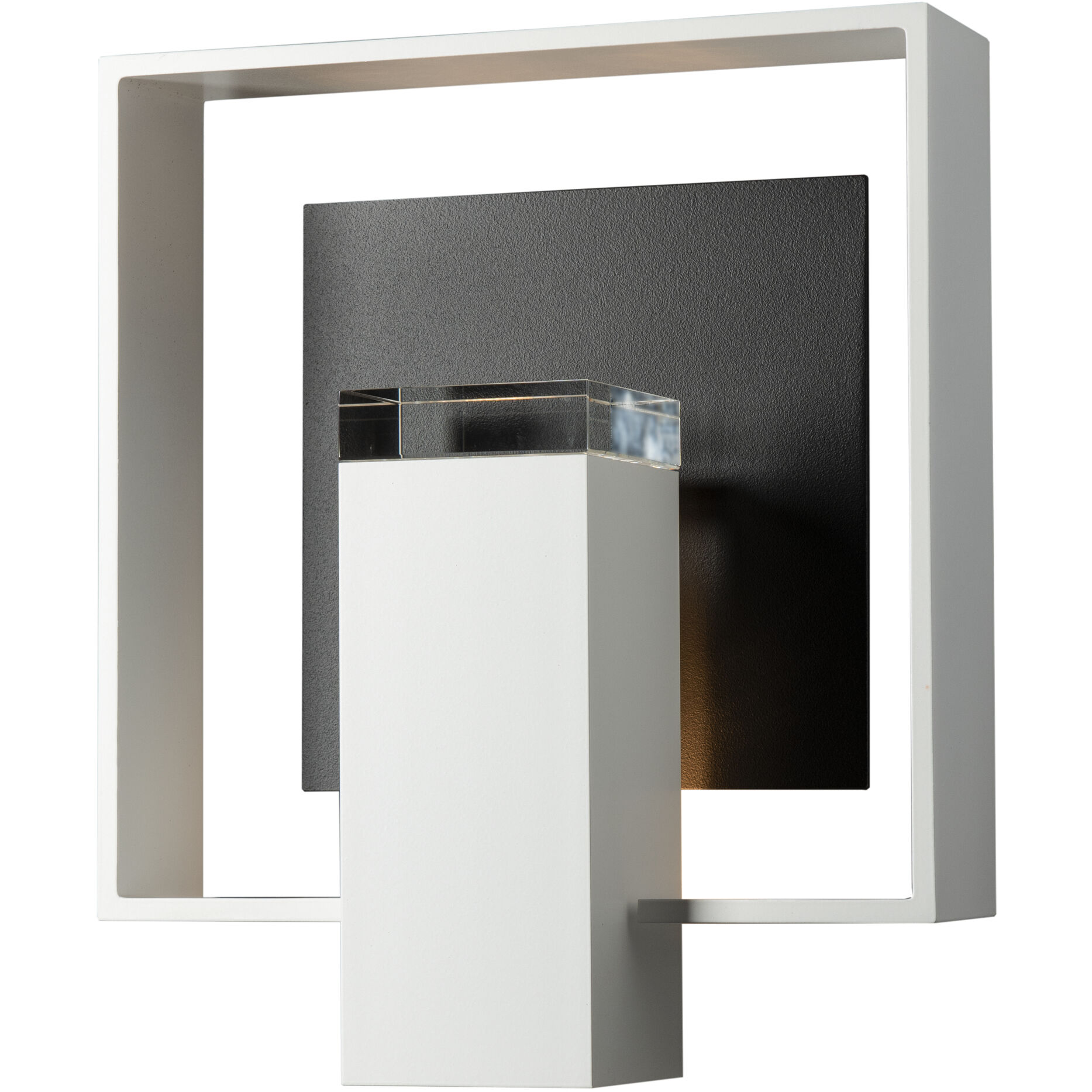 Shadow Box 1 Light 11.7 inch Coastal White Outdoor Sconce, Medium