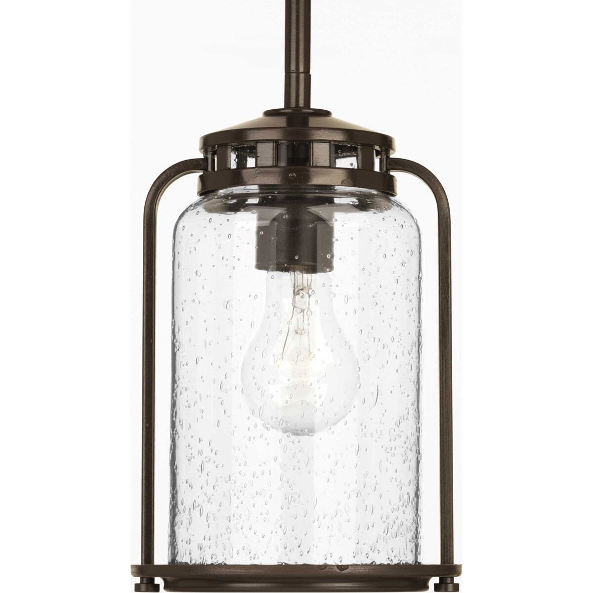 Botta 1 Light 6.25 inch Antique Bronze Outdoor Hanging Lantern, Small