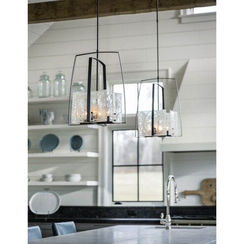 Arc 4 Light 18.7 inch Dark Smoke Pendant Ceiling Light