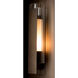 Vertical Bar 1 Light 15 inch Coastal Bronze Outdoor Sconce, Small