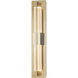 Double Axis LED 4.6 inch Soft Gold ADA Sconce Wall Light, Small
