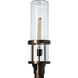 Alcove 1 Light 22.4 inch Coastal Bronze Outdoor Post Light in Clear