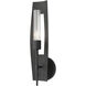 Passage 1 Light 5.3 inch Black Sconce Wall Light - Open Box