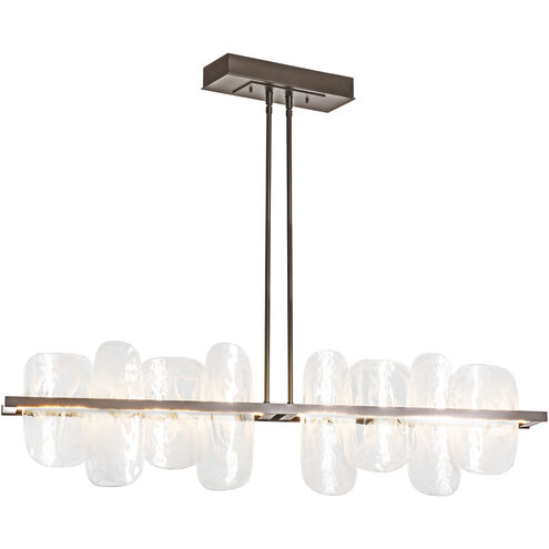 Vitre Linear Pendant Ceiling Light in Bronze, Large