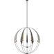 Double Cirque 12 Light 48.3 inch Black Large Scale Chandelier Ceiling Light, Large Scale