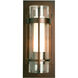 Torch 1 Light 12 inch Coastal Bronze Outdoor Sconce, Small