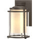 Meridian 1 Light 12.7 inch Coastal Dark Smoke Outdoor Sconce