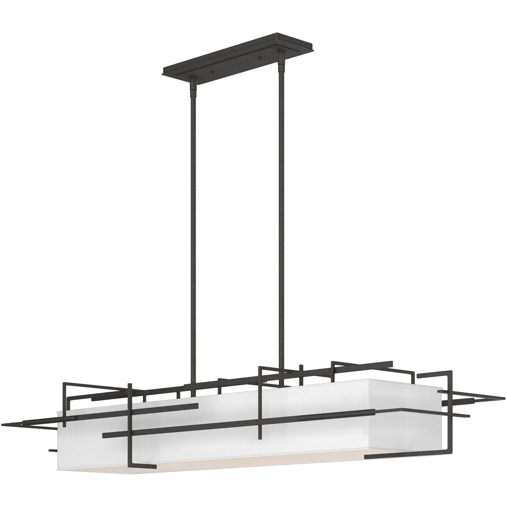 Etch 4 Light 54 inch Natural Iron Pendant Ceiling Light in Natural Anna