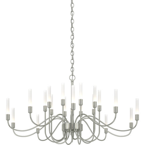 Lisse 20 Light 43.3 inch Sterling Chandelier Ceiling Light, 20 Arm
