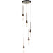 Lilium 5 Light 12.3 inch Bronze Multi-Light Pendant Ceiling Light
