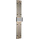 Ursa LED 50.8 inch Coastal Burnished Steel Outdoor Sconce, Double-Large - Open Box