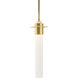 Airis 1 Light 4 inch Modern Brass Mini Pendant Ceiling Light, Small