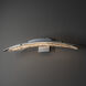 Glissade LED 30 inch Sterling Bath Sconce Wall Light