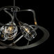 Nest 3 Light 30.6 inch Dark Smoke Pendant Ceiling Light