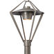 Stellar 1 Light 22.4 inch Coastal Burnished Steel/Coastal Oil Rubbed Bronze Post Light