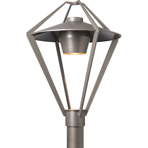Stellar 1 Light 22.4 inch Coastal Natural Iron and Coastal White Post Light