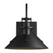 Henry 1 Light 10.5 inch Coastal Black Outdoor Sconce, Small