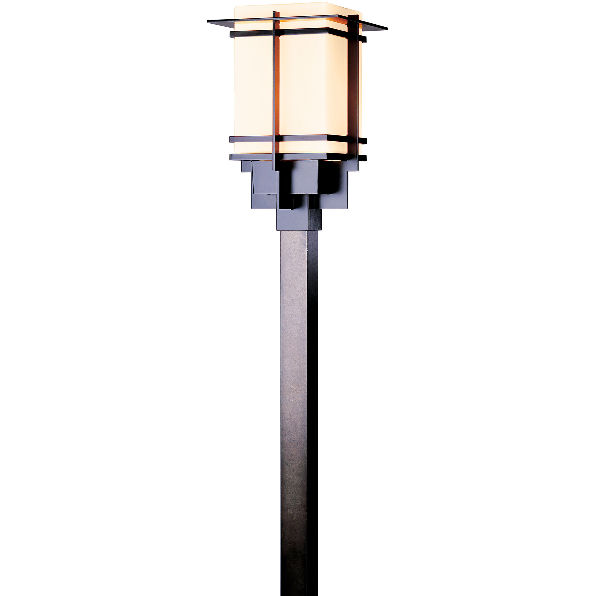 Tourou 1 Light 19.1 inch Coastal Black Outdoor Post Light, Large