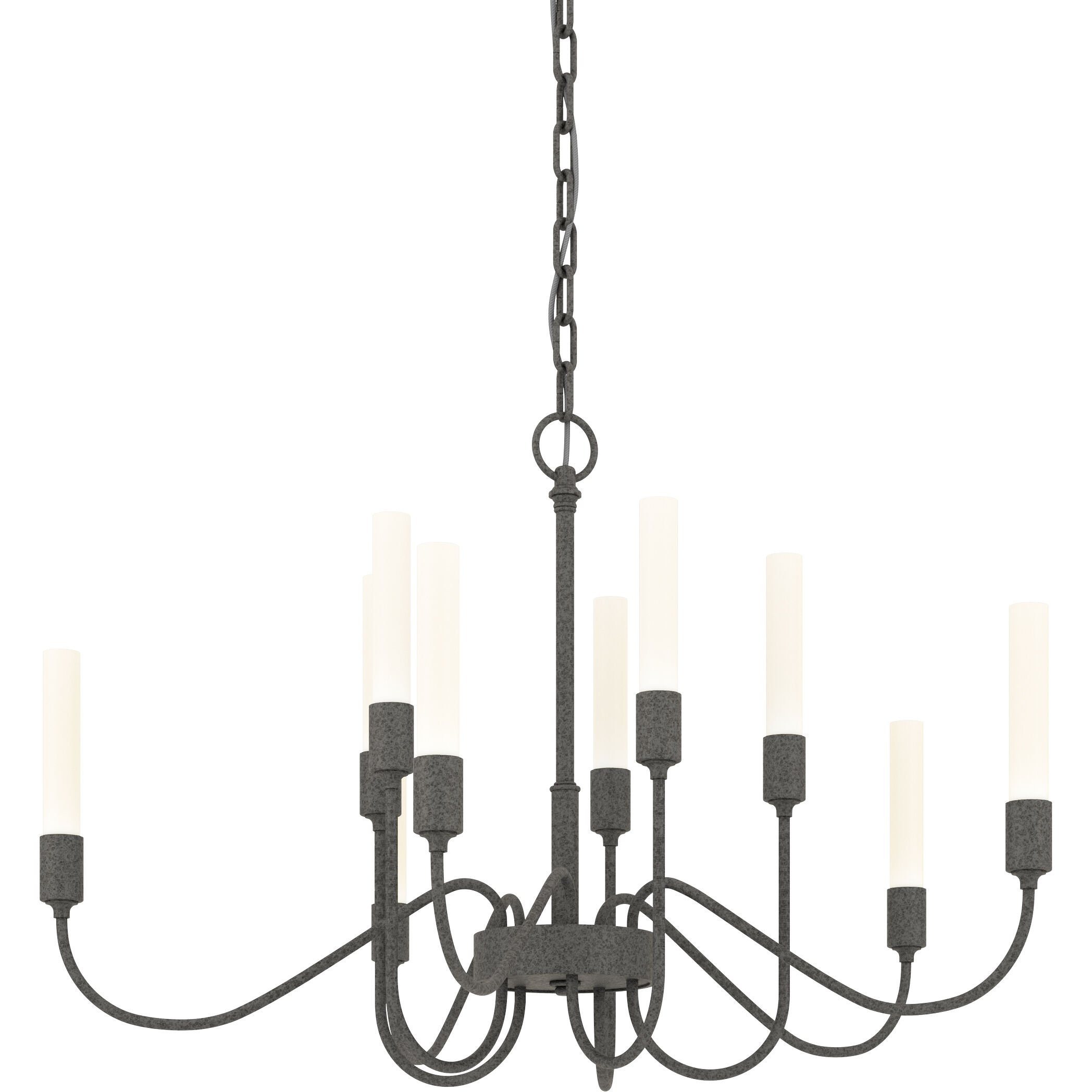 Lisse 10 Light 28.3 inch Natural Iron Chandelier Ceiling Light