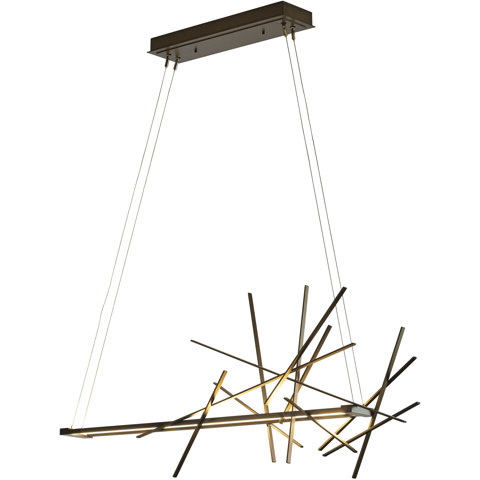 Cascade LED 50.9 inch Bronze Pendant Ceiling Light