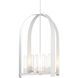 Triomphe 8 Light 26 inch White Pendant Ceiling Light