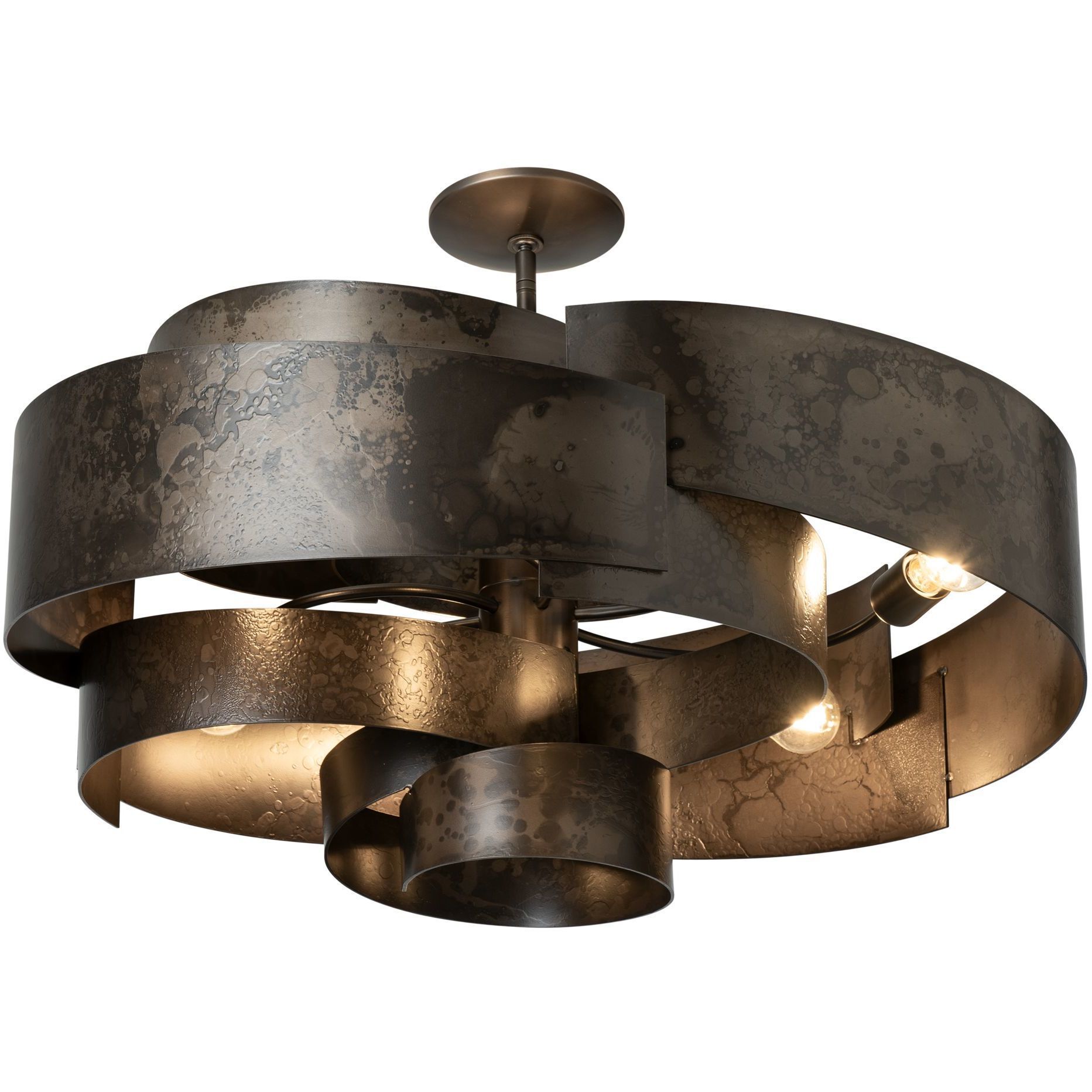 Zen 6 Light 34.1 inch Dark Smoke Pendant Ceiling Light