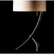 Stasis 28.3 inch 150 watt Modern Brass Table Lamp Portable Light in Flax