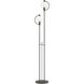 Pluto 68.1 inch 60 watt Natural Iron Floor Lamp Portable Light in Clear