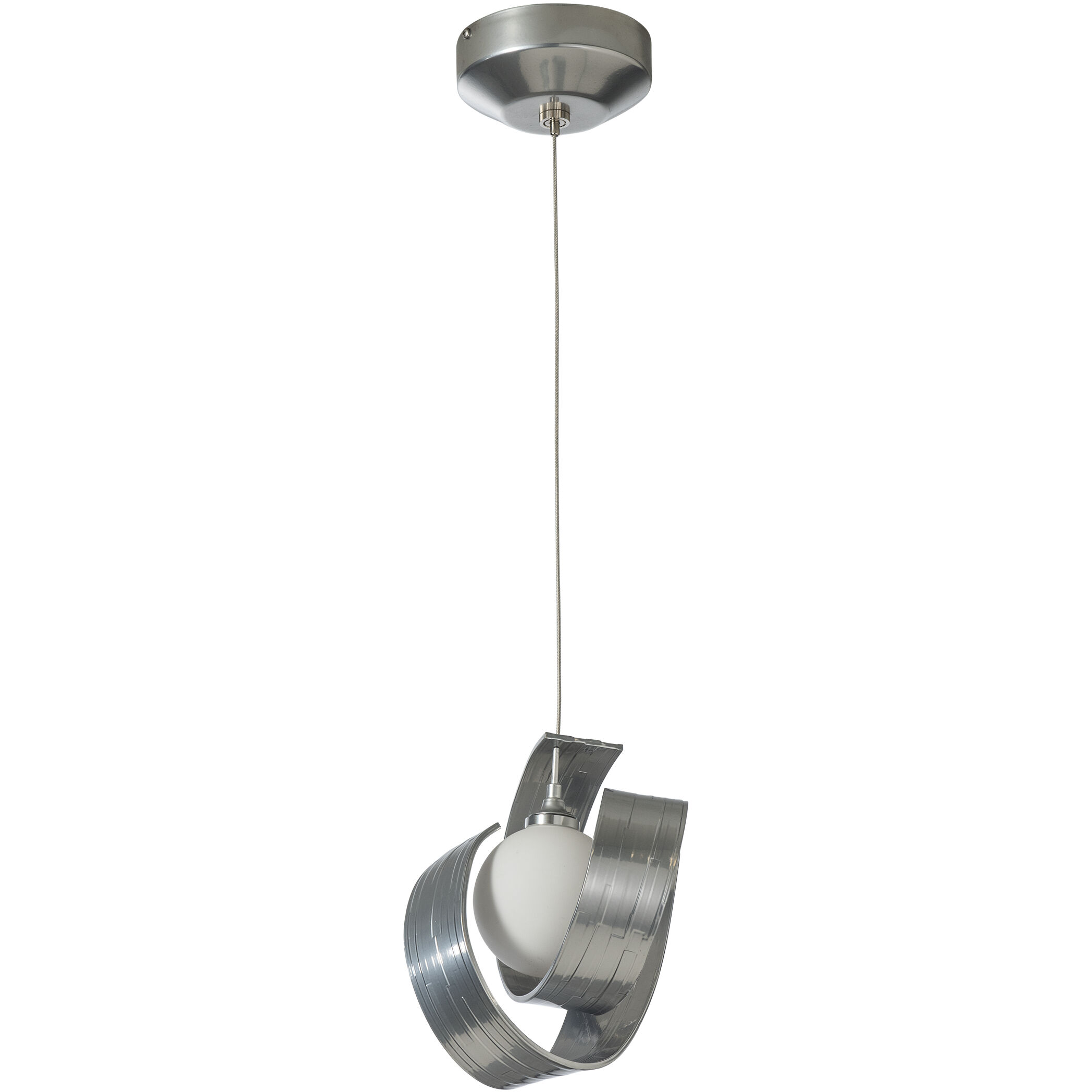 Riza 1 Light 9.1 inch Sterling Mini Pendant Ceiling Light
