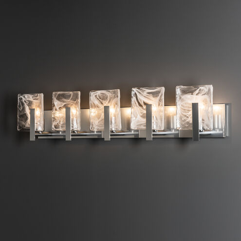 Arc 5 Light 37 inch Sterling Bath Sconce Wall Light