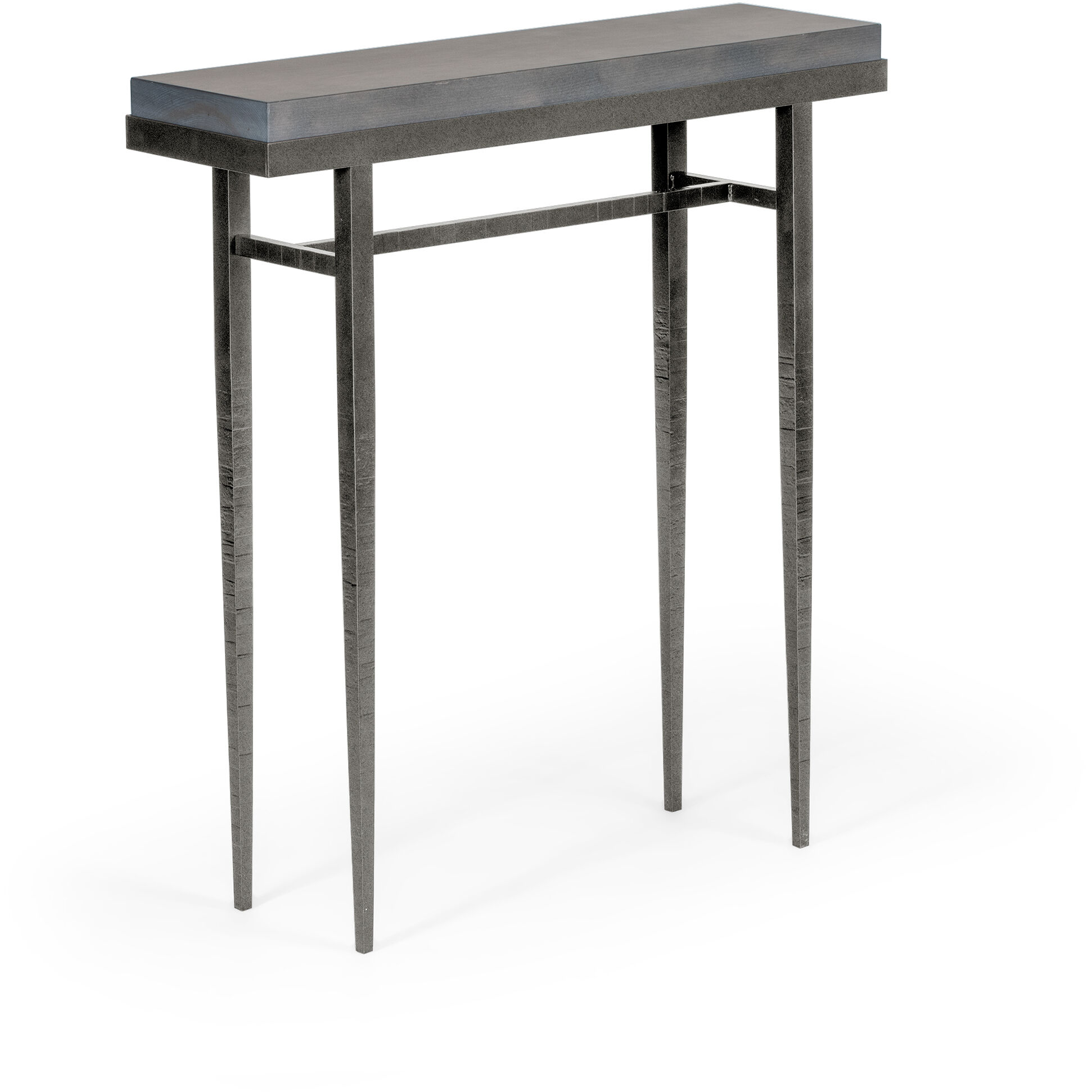 Wick 30 X 8.5 inch Natural Iron Console Table in Maple Grey