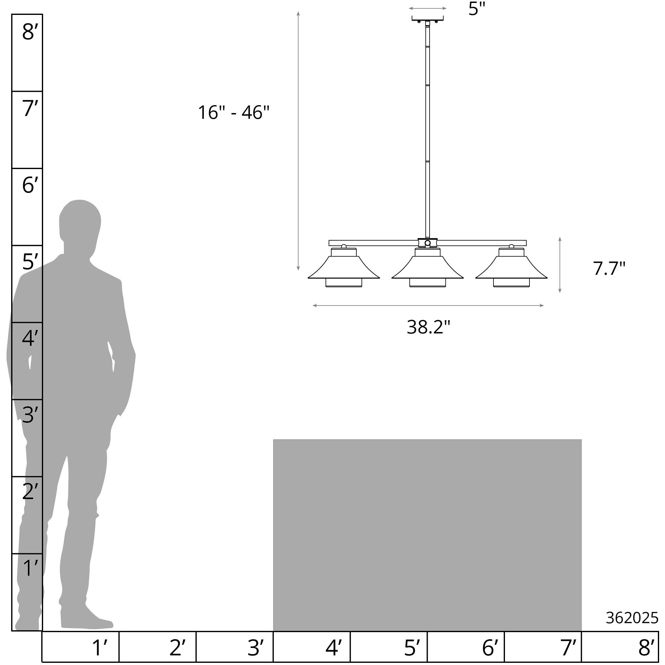 Stowe 4 Light 38.2 inch Coastal Oil Rubbed Bronze Outdoor Pendant