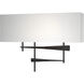 Cavaletti 2 Light 16.5 inch Black ADA Sconce Wall Light in Natural Anna