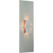 Aperture 1 Light 6.5 inch Vintage Platinum ADA Vertical Sconce Wall Light in Topaz